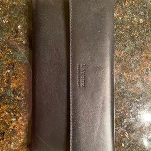 Black leather Ralph Lauren wallet